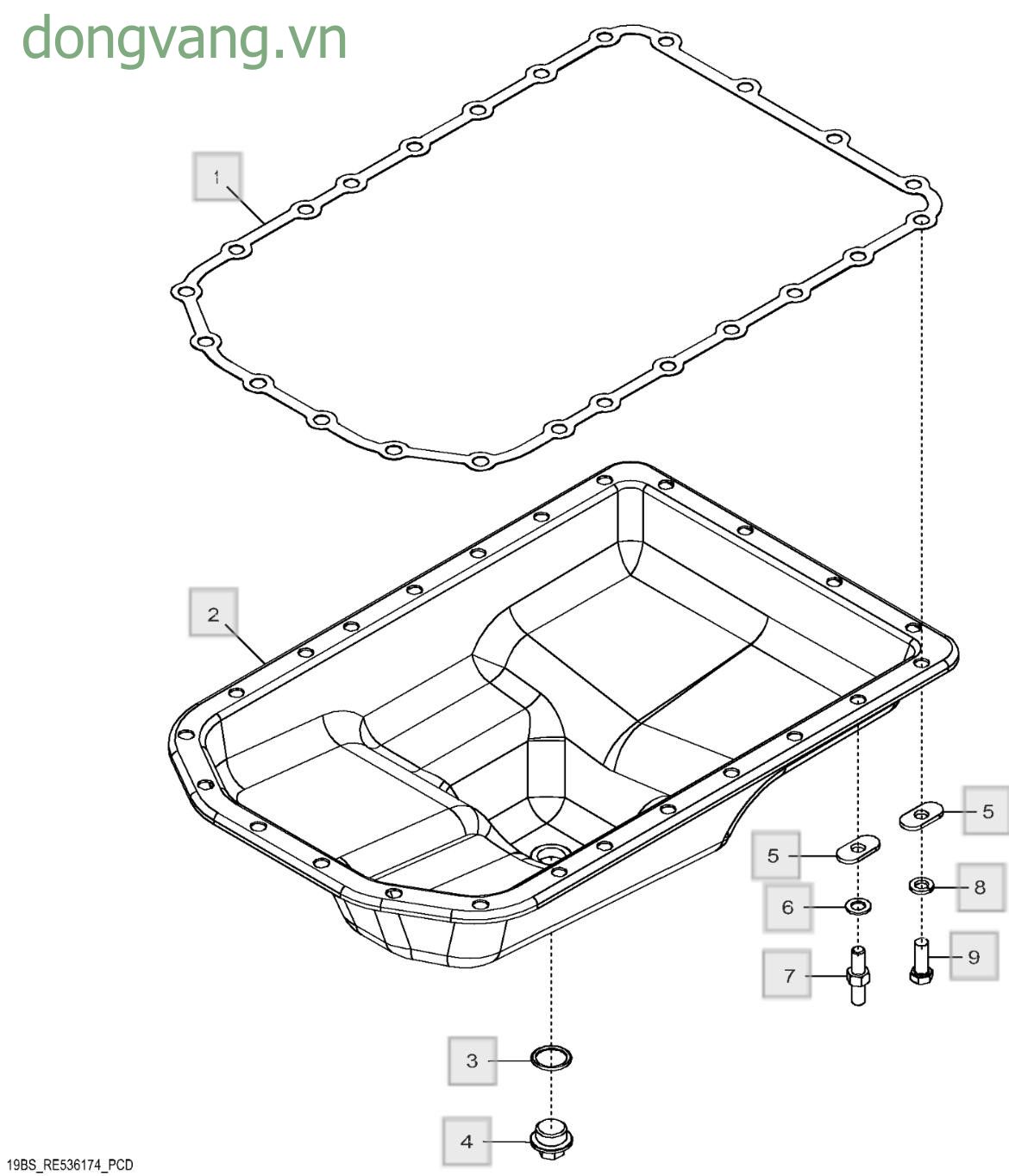 19BS Oil Pan - ST837527